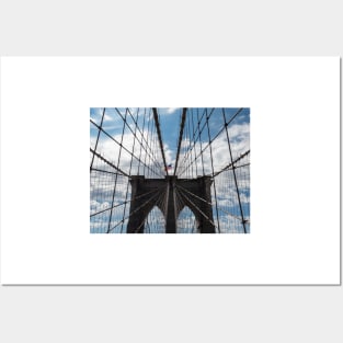 The iconic Brooklyn Bridge! Posters and Art